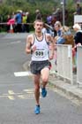 Michael Crawley (Corstorphine AC) finishing 2nd in the Tynedale Jelly 10 Road Race. Photo: David T. Hewitson/Sports for All Pics